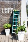 loft urban schotel vierkant 22cm wit